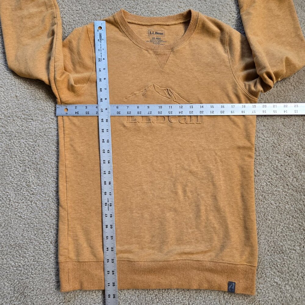 NWOT L.L. Bean Embossed Sweatshirt XS - Picture 5 of 11